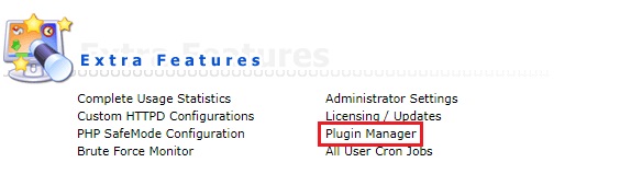 Install Site.pro plugin on DirectAdmin