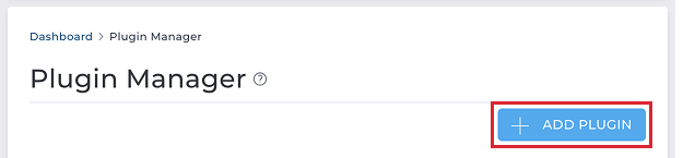 DirectAdmin Add plugin button
