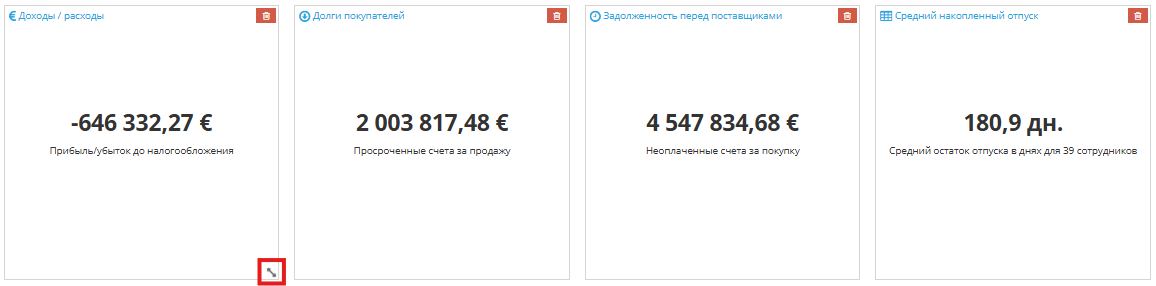 Перемещение и управление графиками компании