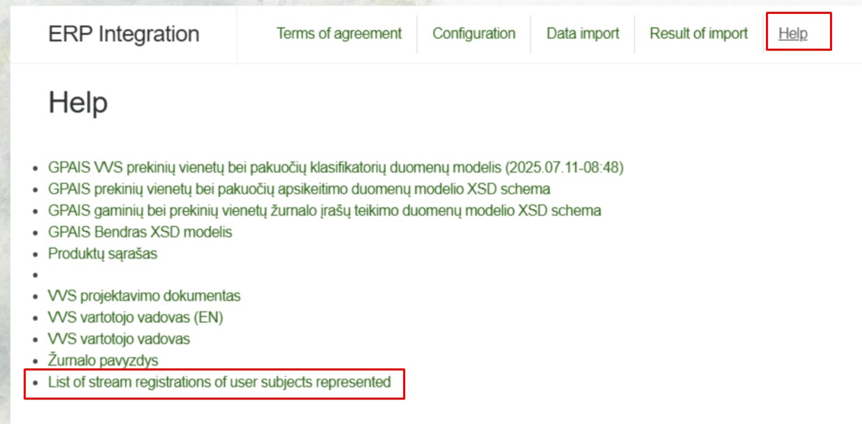 GPAIS flow registration file download window