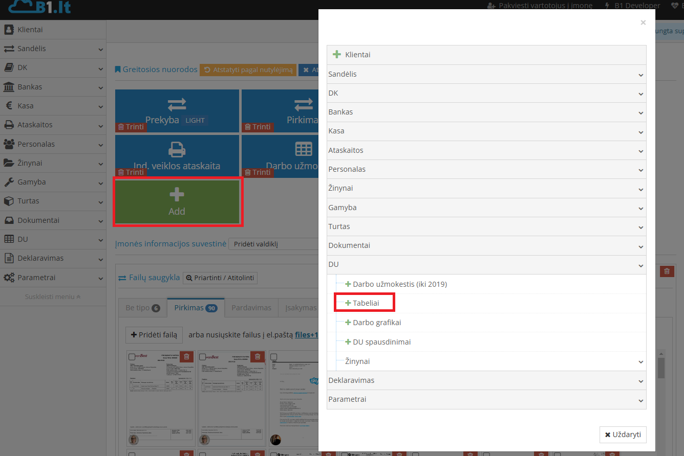 Greitųjų nuorodų personalizavimas darbalaukyje