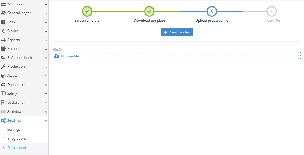 Importing foreign personal income tax file