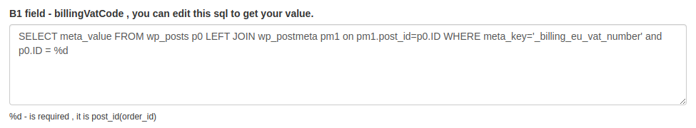 SQL sakinio pavyzdys WooCommerce el. parduotuvei