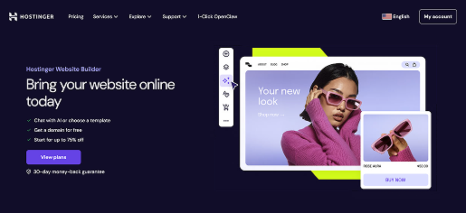 New Hostinger Website Builder