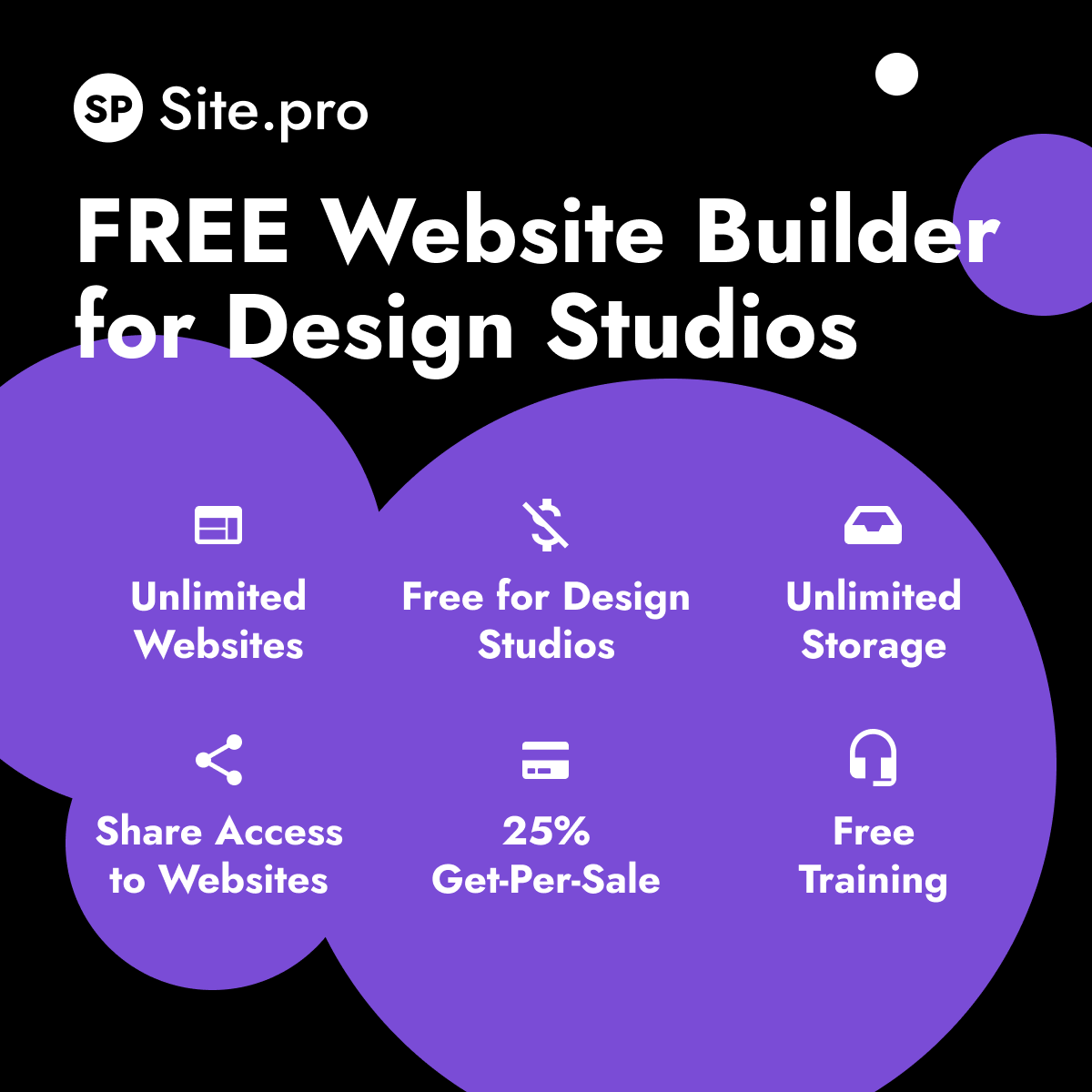 Website builder for Design Studio