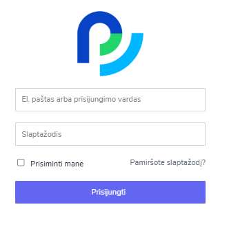 Prisijungti prie PayseraPOS