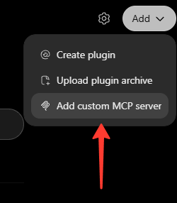 ChatGPT Verbindung zum Website Builder MCP